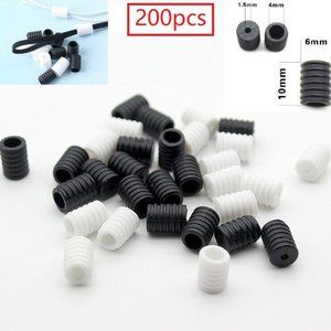 Face Mask Adjustment Elastic Cord Stops Adjuster